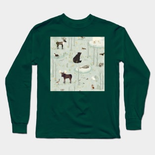 This wild life (mint) Long Sleeve T-Shirt